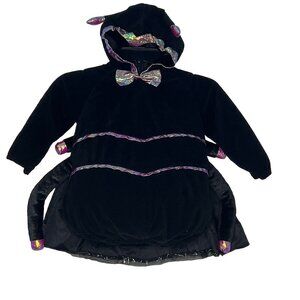 MiniWear Toddler Spider Costume  Sz 36 Months Hooded Black Unisex Halloween